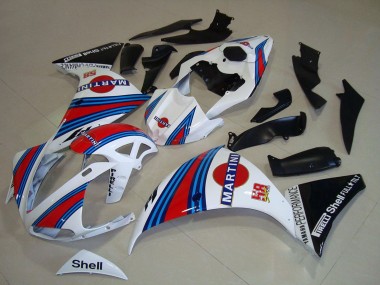 Carénages Moto Yamaha YZF R1 2009-2011 - Blanc Bleu Rouge Noir Martini
