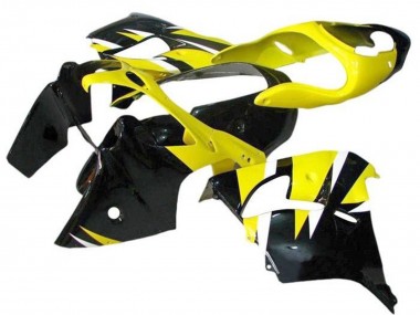 Carénages Moto Kawasaki ZX9R 2002-2003 - Jaune Noir