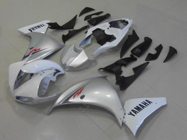Carénages Moto Yamaha YZF R1 2009-2011 - Blanc Argent