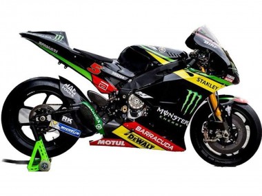 Carénages Moto Kawasaki ZX10R 2006-2007 - Noir Brillant Jaune Vert Rouge Motul Monstre Energy Barracuda DeWalt