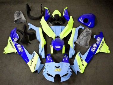 Carénages Moto Kawasaki ZX10R 2021-2025 - Bleu Jaune GYTR 46