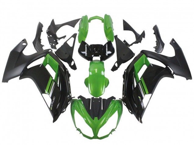 Carénages Moto Kawasaki Ninja ER6F 2012-2014 - Vert Noir