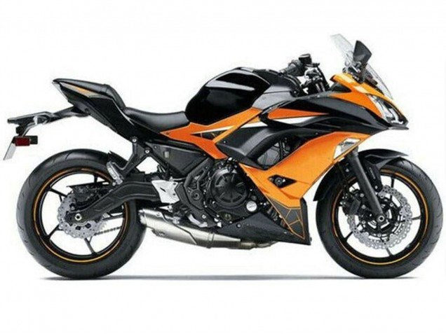 Carénages Moto Kawasaki Ninja 650 EX650 2017-2019 - Orange Noir