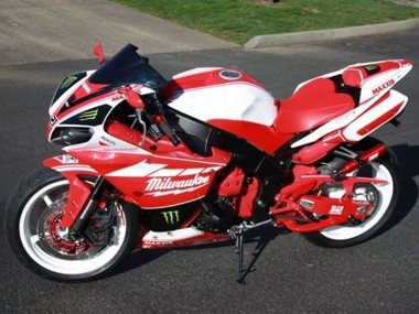 Carénages Moto Yamaha YZF R1 2012-2014 - Blanc Rouge Noir Vert Milwaukee Maxxis Monstre