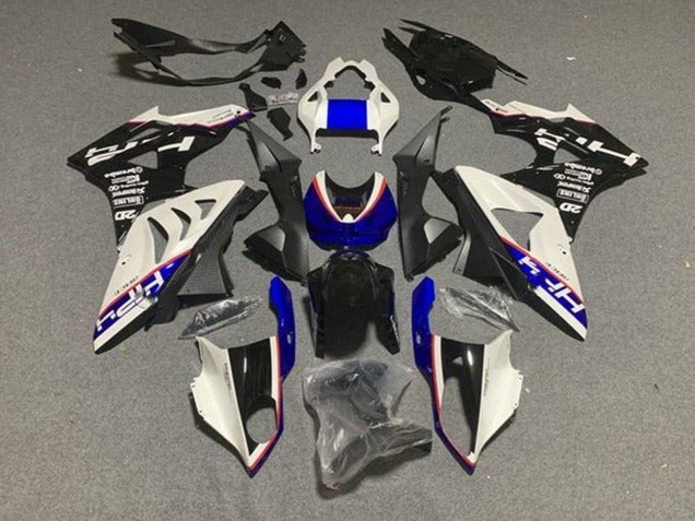 Kits Carénage Moto BMW S1000RR 2009-2014 - Blanc Rouge Bleu Noir Brillant HP