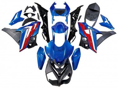 Carénages Moto BMW S1000RR 2015-2016 - Bleu Rouge Noir