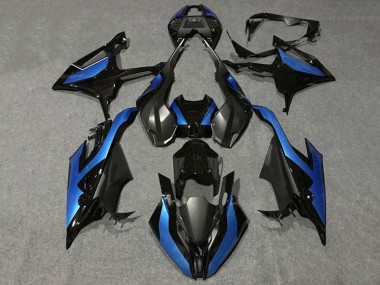 Carénages Moto BMW S1000RR 2019-2022 - Noir Bleu Métallisé