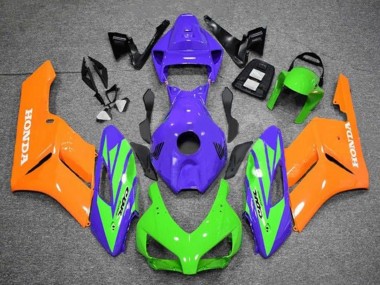 Carénages Moto Honda CBR1000RR 2004-2005 - Violet Vert Orange