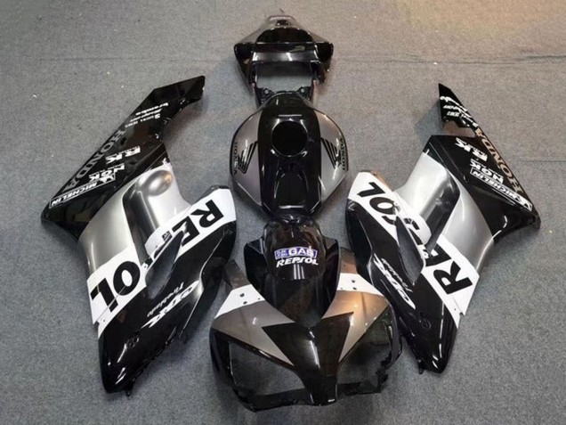 Carénage Moto Honda CBR1000RR 2004-2005 - Argent Blanc Noir Brillant Repsol