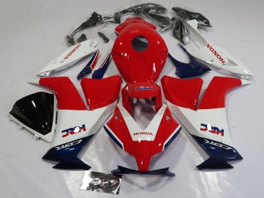 Carénages Moto Honda CBR1000RR 2012-2016 - Blanc Rouge Bleu Foncé HRC