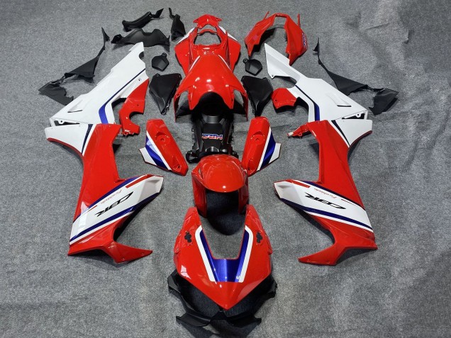 Carénages Moto Honda CBR1000RR 2017-2023 - Blanc Rouge Bleu