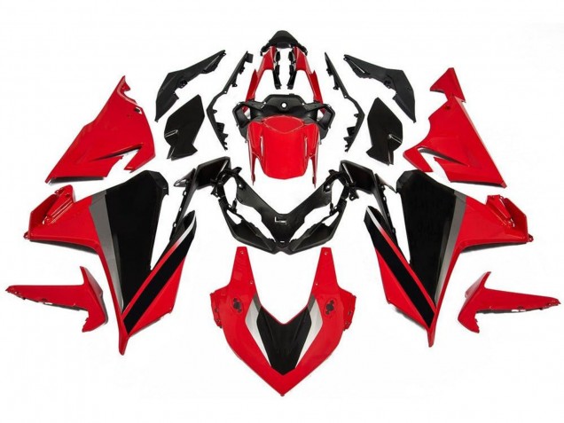 Carénages Moto Honda CBR500R 2019-2021 - Rouge Gris Noir