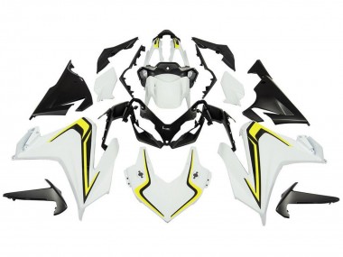 Carénages Moto Honda CBR500R 2019-2021 - Blanc Jaune Noir