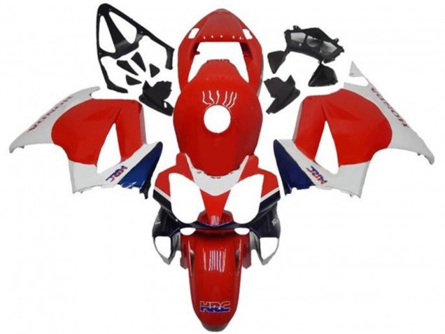 Carénages Moto Honda VFR 800 2002-2013 - Blanc Rouge Bleu HRC