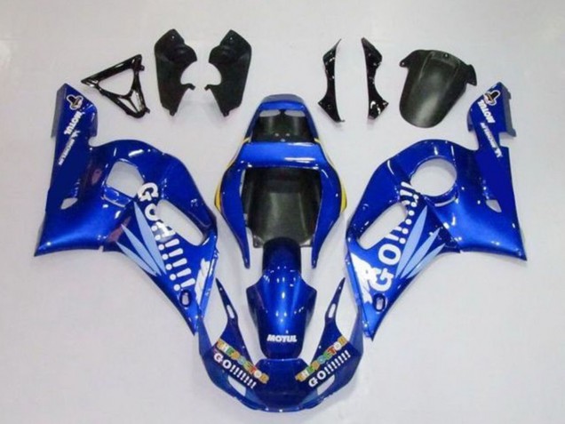 Carénages Moto Yamaha YZF R6 1998-2002 - Bleu Blanc Go Motul