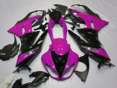 Carénages Moto Kawasaki ZX6R 2007-2008 - Rose Noir
