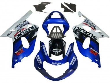 Carénages Moto Suzuki GSXR1000 2000-2002 - Blanc Rouge Bleu Noir Rouge
