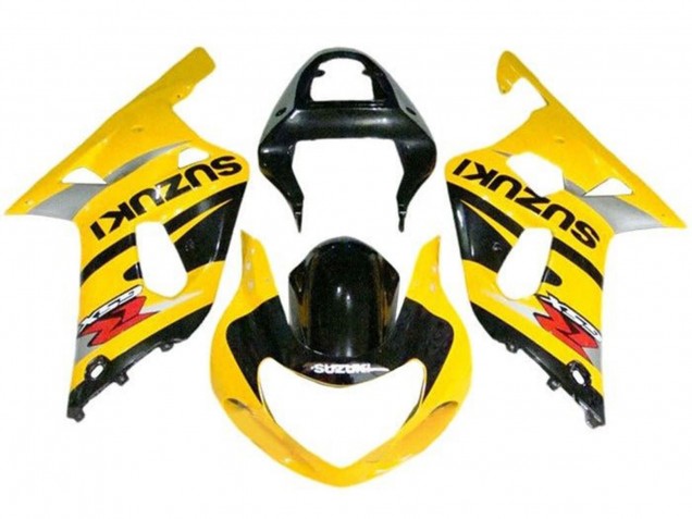 Carénages Moto Suzuki GSXR1000 2000-2002 - Jaune Gris Noir