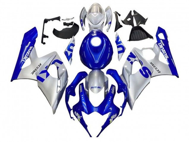 Carénages Moto Suzuki GSXR 1000 2005-2006 - Bleu Argent