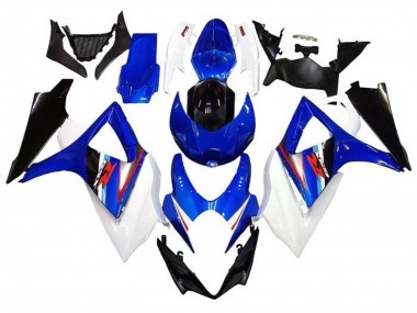 Carénages Moto Suzuki GSXR 1000 2005-2006 - Blanc Bleu Noir Rouge
