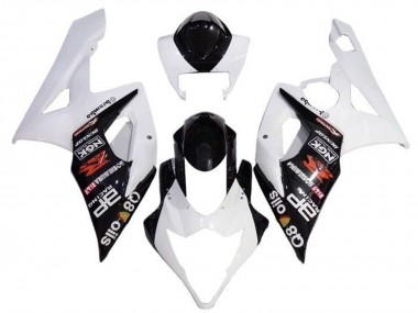 Carénages Moto Suzuki GSXR 1000 2005-2006 - Blanc Noir Brembo