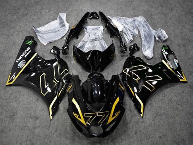 Carénages Moto Suzuki GSXR1000 2017-2024 - Noir Or 77