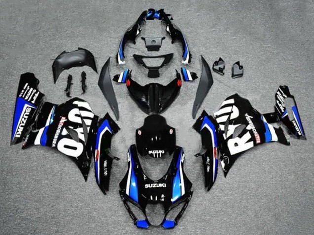 Carénages Moto Suzuki GSXR1000 2017-2024 - Noir Bleu Blanc