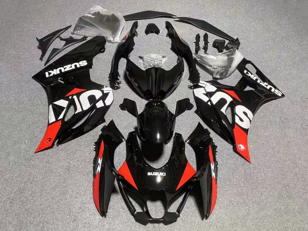 Carénages Moto Suzuki GSXR1000 2017-2024 - Noir Rouge Blanc