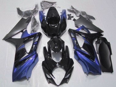 Kit Carénages Moto Suzuki GSXR 1000 2007-2008 - Noir Brillant Noir Mat