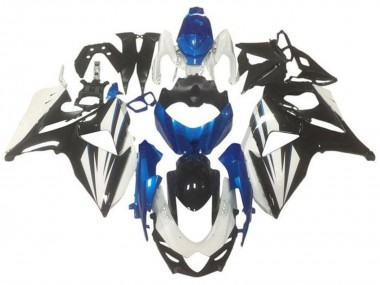 Kits Carénage Moto ABS Suzuki GSXR 1000 2009-2016 - Blanc Bleu Noir Brillant
