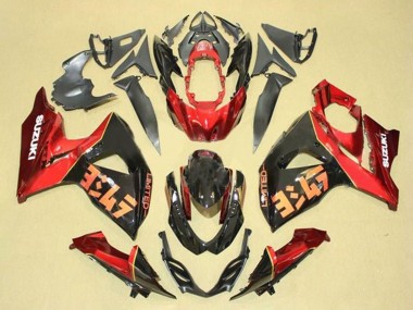 Kits Carénage Moto Suzuki GSXR 1000 2009-2016 - Rouge Noir