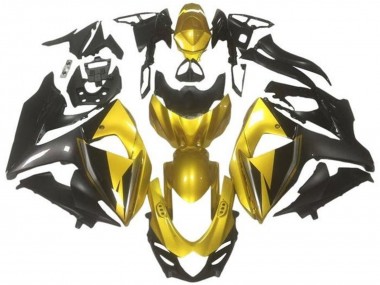 Carénages Moto Suzuki GSXR 1000 2009-2016 - Or Noir Gris Foncé