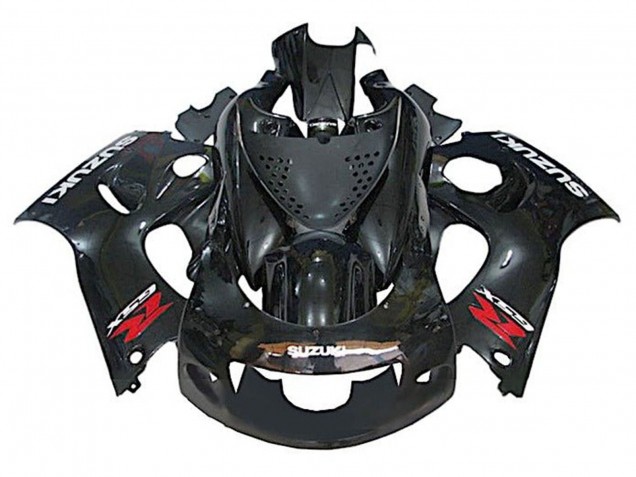 Carénages Moto Suzuki GSXR 600 / GSXR 750 1996-2000 - Noir Blanc Rouge