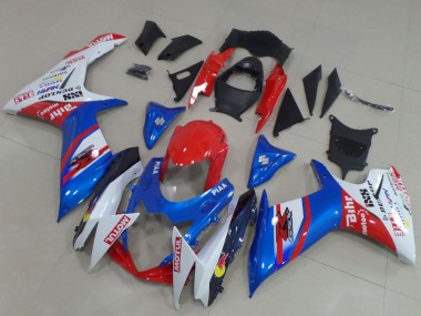 Carénages Moto Suzuki GSXR 600 / GSXR 750 2011-2024 - Bleu Rouge Blanc
