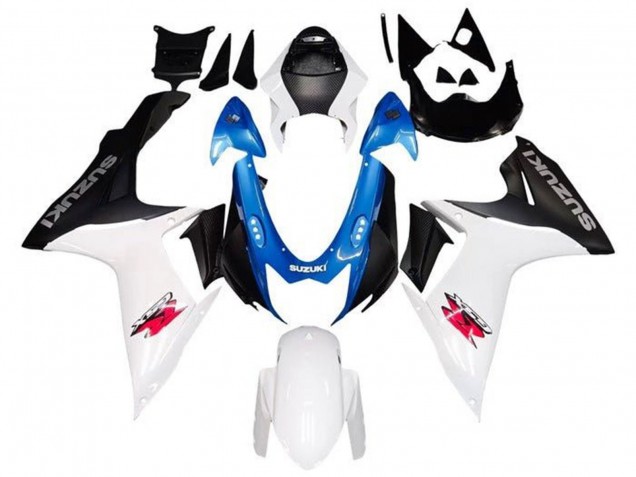 Carénages Moto Suzuki GSXR 600 / GSXR 750 2011-2024 - Blanc Bleu Noir Rose