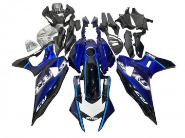 Carénages Moto Yamaha YZF R7 2021-2024 - Bleu Noir Bleu Clair