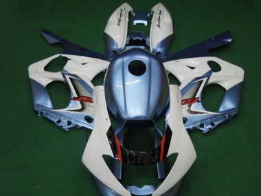 Carénages Moto Yamaha YZF600R Thundercat 1996-2007 - Blanc Bleu Clair Rouge