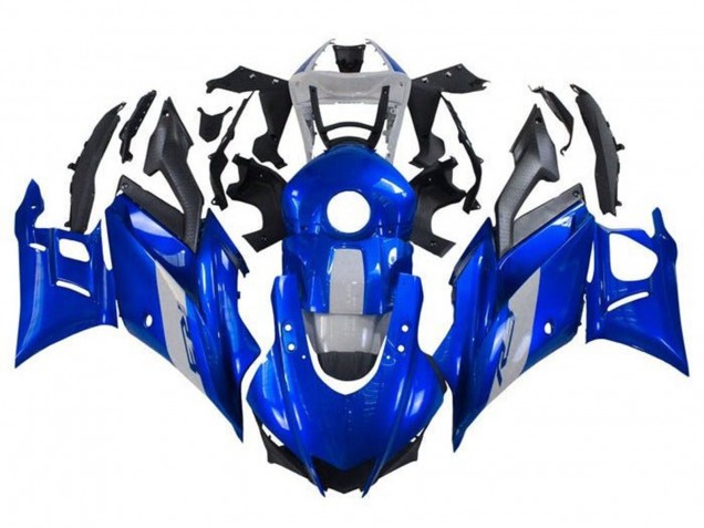 Carénages Moto Yamaha YZF R3/R25 2019-2021 - Bleu Gris Noir