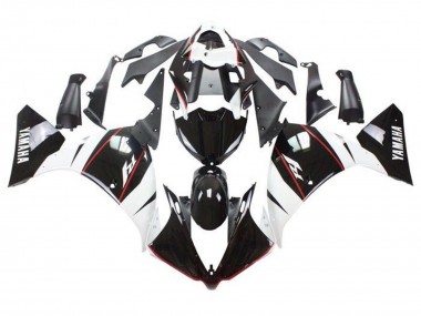 Carénages Moto Yamaha YZF 1000 R1 2009-2011 - Blanc Noir Rouge Bande