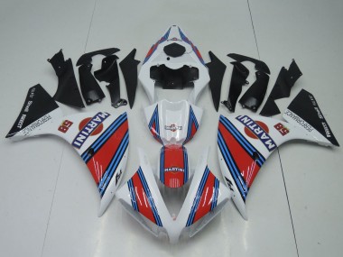 Carénages Moto Yamaha YZF 1000 R1 2012-2014 - Blanc Rouge Bleu Noir Martini