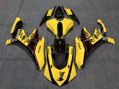 Carénages Moto Yamaha YZF 1000 R1 2015-2019 - Jaune Rouge Noir