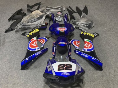 Carénages Moto Yamaha YZF 1000 R1 2020-2025 - Bleu Blanc Noir Rouge Pata