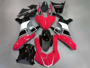 Carénages Moto Yamaha YZF 1000 R1 2020-2025 - Rouge Blanc Noir Brillant