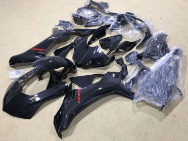 Carénage Moto Yamaha YZF 1000 R1 2020-2025 - Fausse Fibre de Carbone Rouge