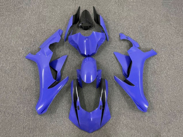 Carénages Moto Yamaha YZF 1000 R1 2020-2025 - Bleu Noir Brillant