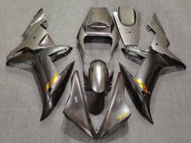 Carénages Moto Yamaha YZF 1000 R1 2002-2003 - Gris Or Décalque