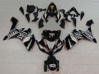 Carénages Moto Yamaha YZF 1000 R1 2007-2008 - Blanc Noir Fiat