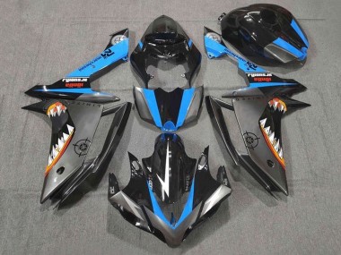 Carénages Moto Yamaha YZF 1000 R1 2007-2008 - Noir Brillant Bleu Argent Orange Blanc Requin