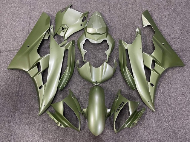 Carénages Moto Yamaha YZF R6 2006-2007 - Vert Olive