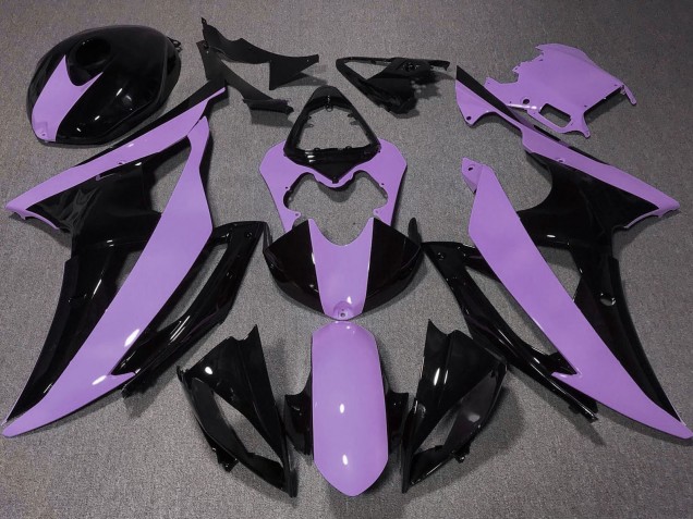 Carénage Moto Yamaha YZF R6 2008-2016 - Violet Noir Brillant
